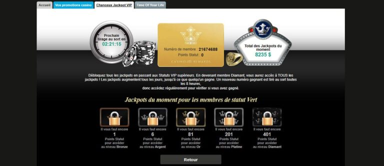 Yukon Gold Casino Jackpot VIP